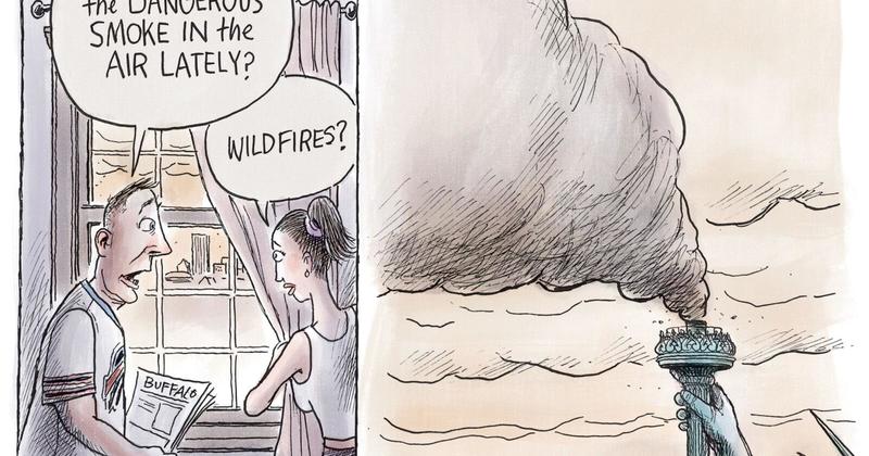 Adam Zyglis: Air Quality Alert