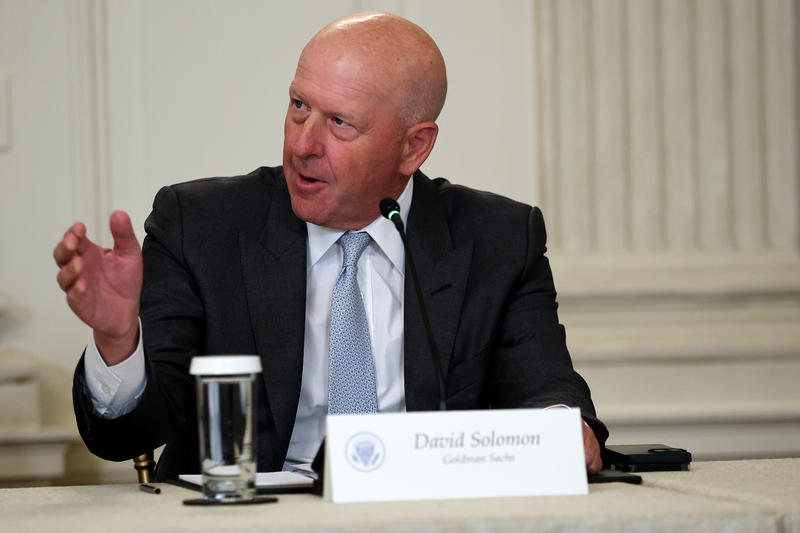 Trump Mocks Goldman Sachs CEO’s DJ Past After Bank’s Tariff Criticism