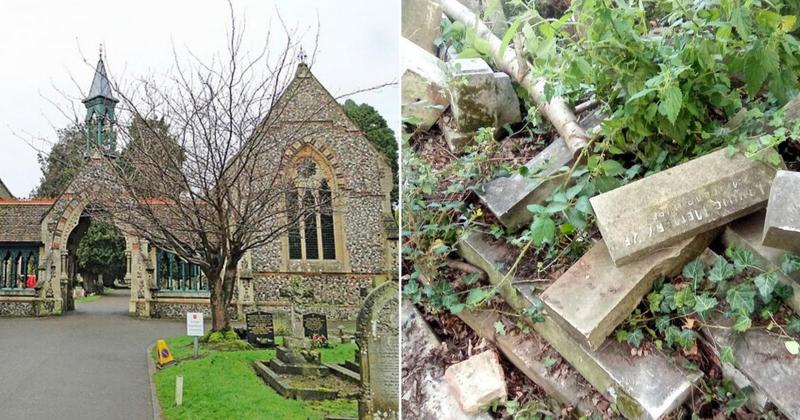 Council denies claims it desecrated graves as memorial stones moved