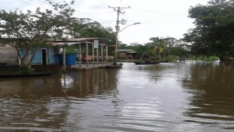 Orinoco a centímetros de la alerta roja en Delta Amacuro: 57 familias incomunicadas