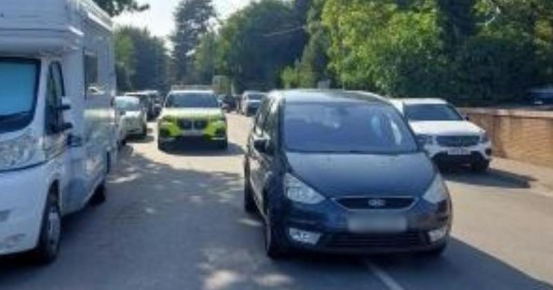 Abandoned car that made busy road 'impossible' to pass seized by police