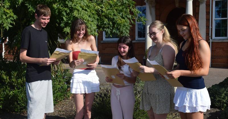 Students prepare for the next chapter as they celebrate A-Level success