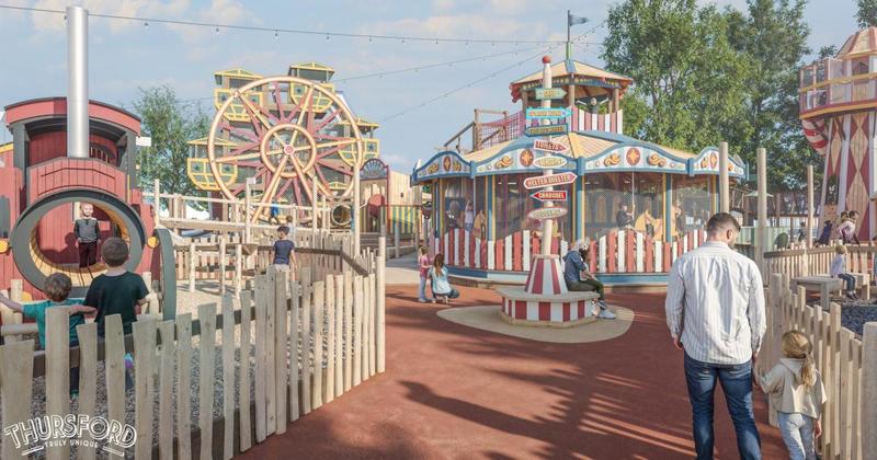 Giant play area with vintage fairground theme to launch at attraction