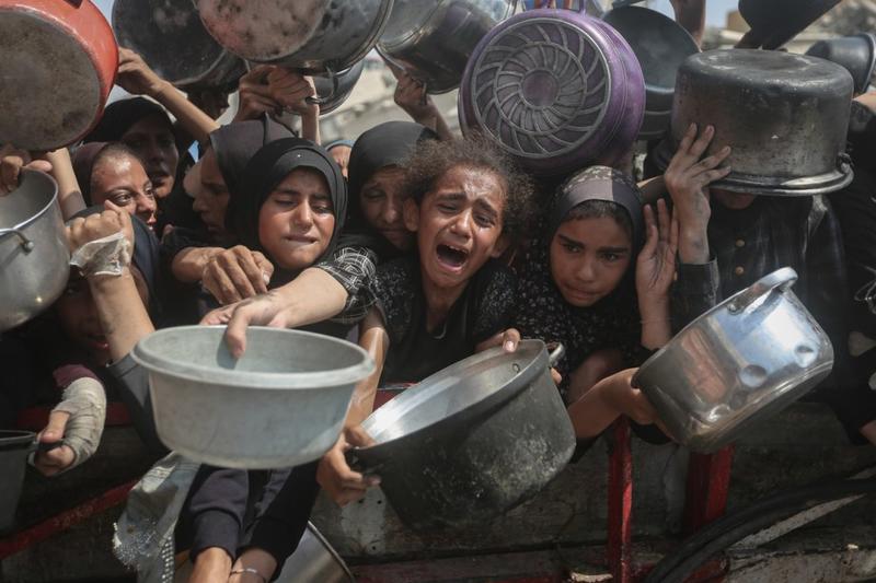 The hunger war in Gaza against displaced Palestinians: Starvation as a weapon