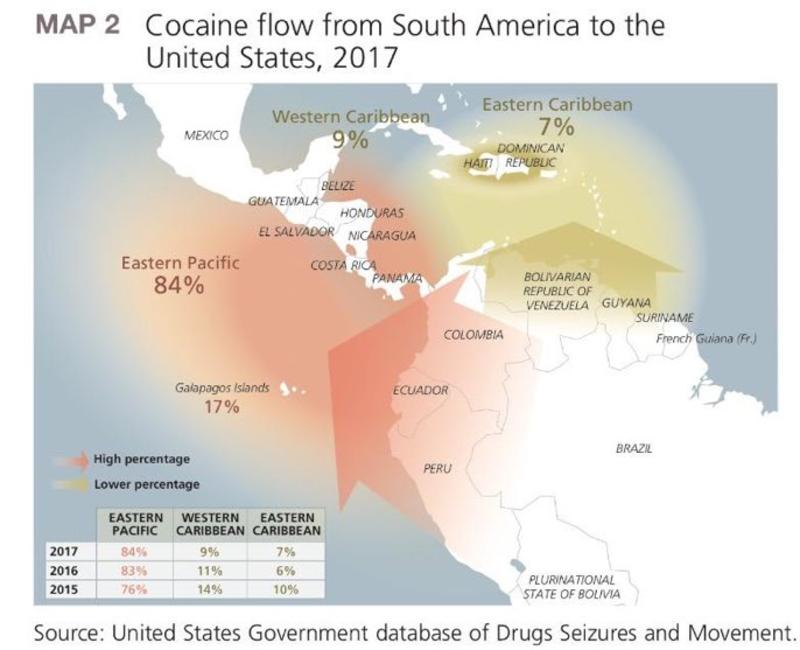 Colombia, el mayor productor y traficante de cocaína del mundo, podria estar financiando con ella su deficit