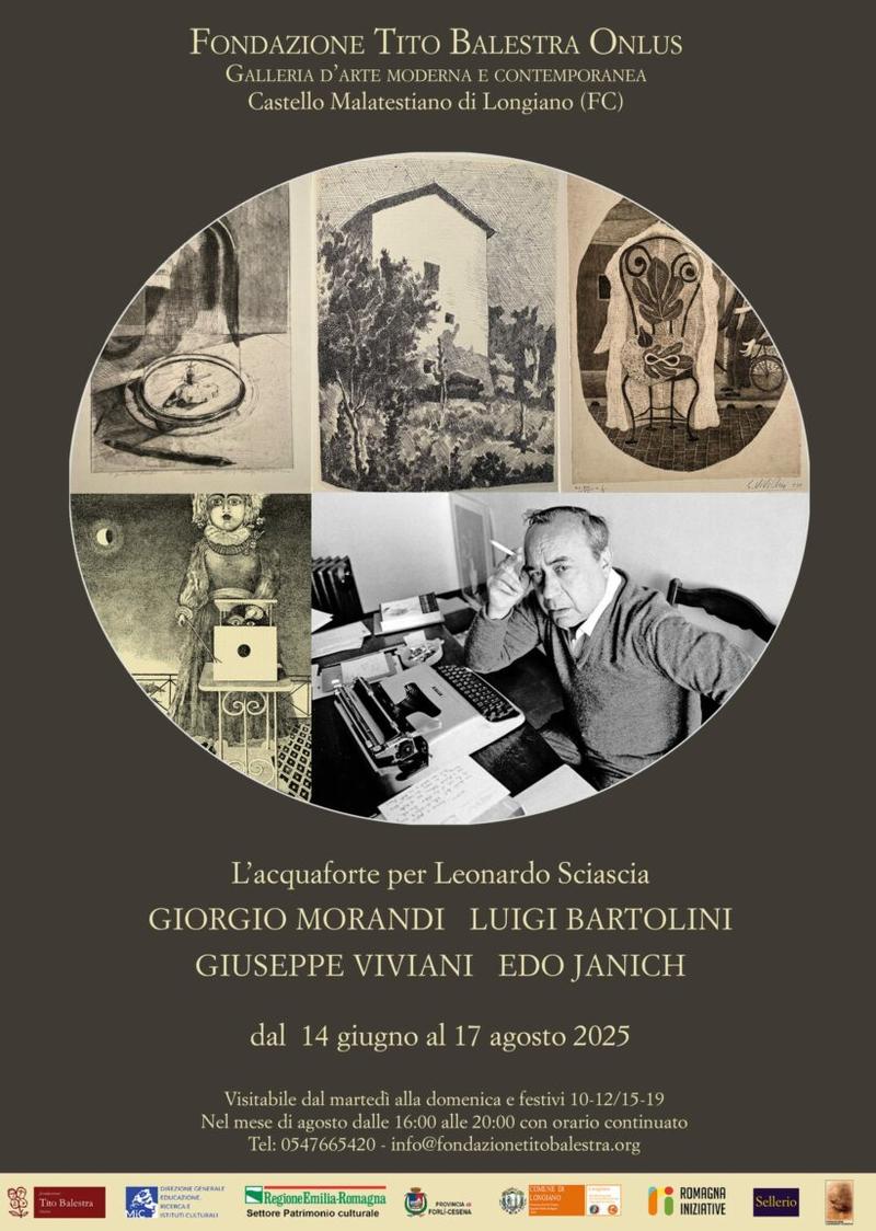 L'acquaforte per Leonardo Sciascia Giorgio Morandi, Luigi Bartolini, Giuseppe Viviani, Edo Janich