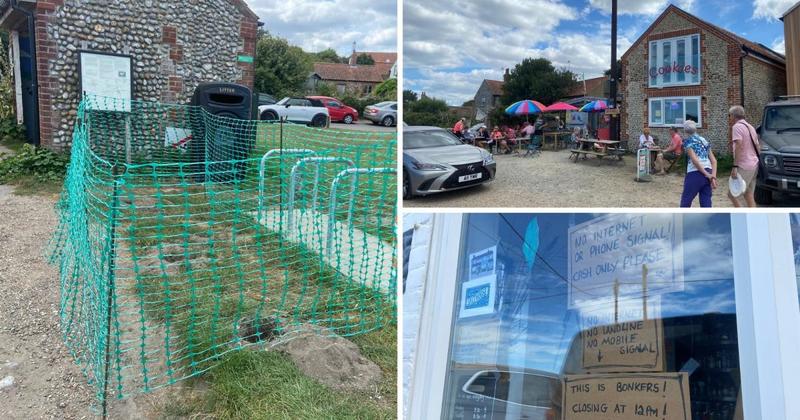 Worker's blunder forces businesses to close and prompts fears over loss of takings