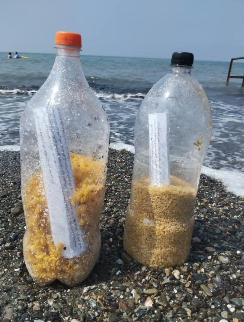 Plastik şişeyle insanlık sınavı!