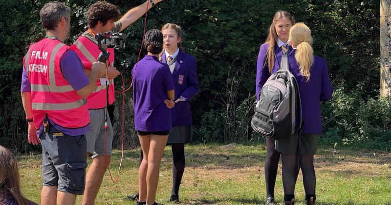 TV show contending for Channel 4 and Amazon position shot at school