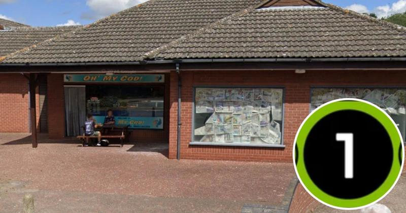 Chippy receives one-star food hygiene rating