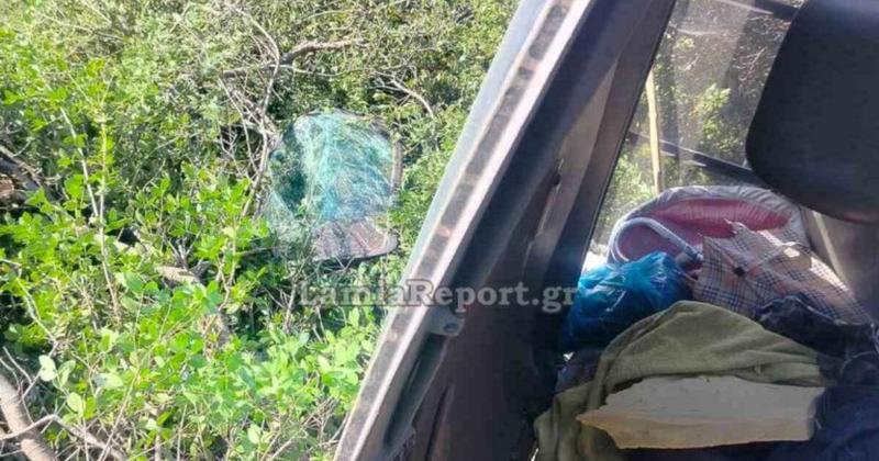 Φθιώτιδα: «Βουτιά» στο γκρεμό για αμάξι με τρεις επιβάτες - Σταμάτησε η πτώση από την πυκνή βλάστηση