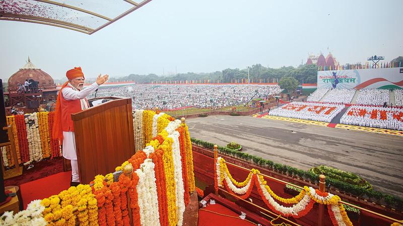 Tavleen Singh writes: PM Modi’s Independence Day speech was reassuring and unambiguous