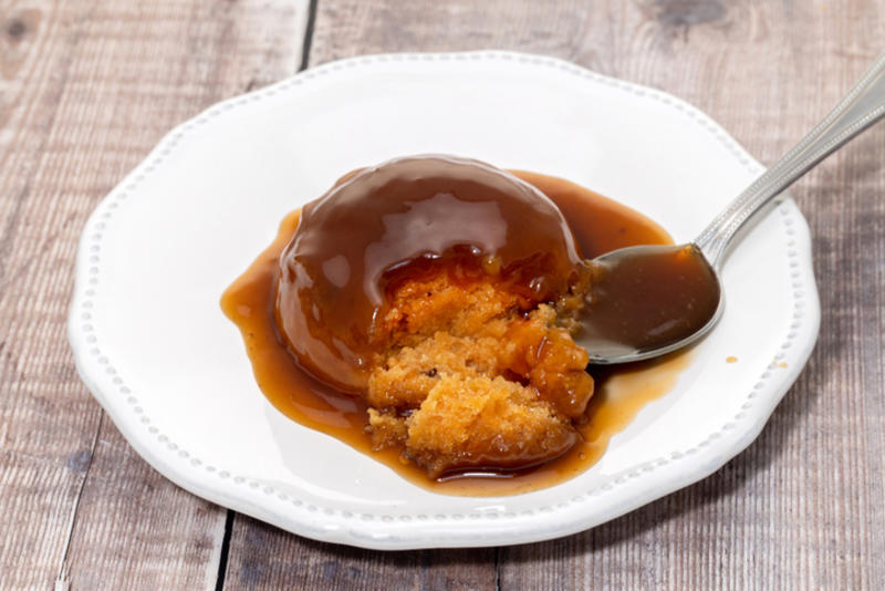 Tasty delight /					 													 						God save the great British pudding!