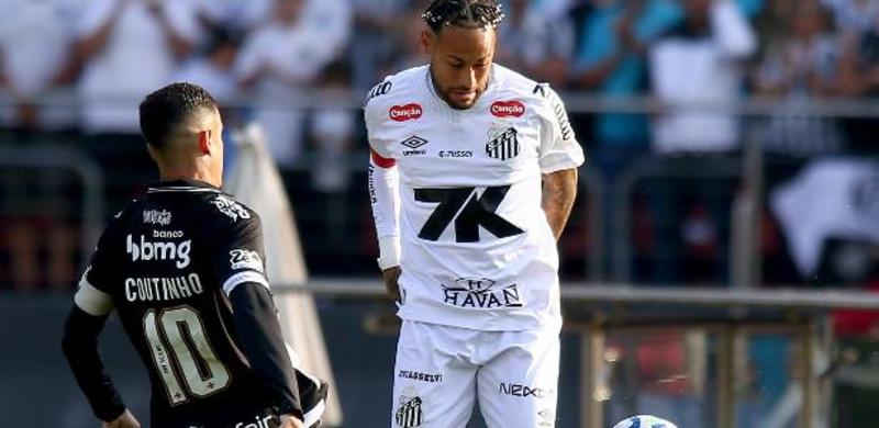 Neymar reclama. Vasco, de Coutinho, joga e goleia o Santos no Morumbis