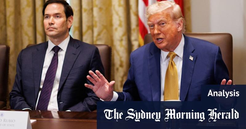 Ahead of crucial meeting, Trump and Rubio pull in opposite directions