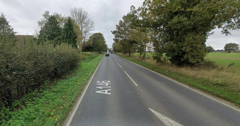 Delays on major road due to crash between car and lorry