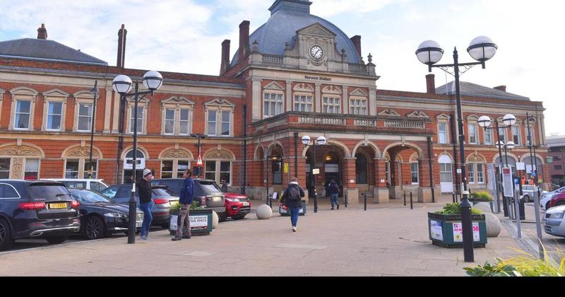 Train services disrupted after fire next to track