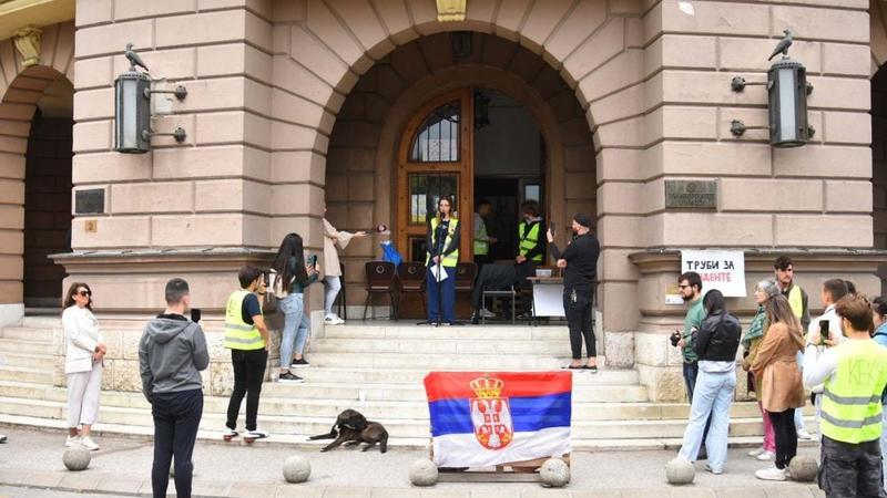 Niški studenti u blokadi: Uspela akcija „Prinudno zatvaranje“