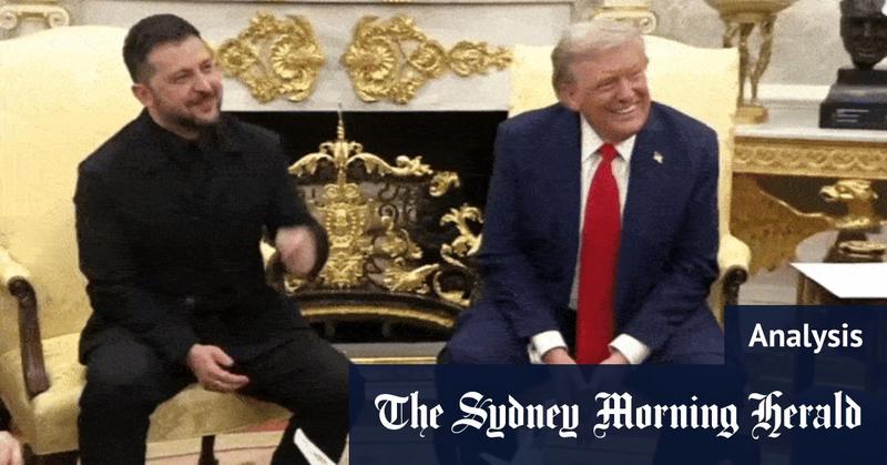 ‘You look fabulous in that suit’: The funny moment Zelensky won over Trump