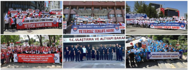 Memurların 2 puanlık genel grevi