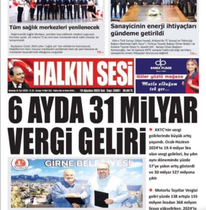 6 Ayda 31 milyar vergi geliri, %57'ye yakın artış ne güzel!