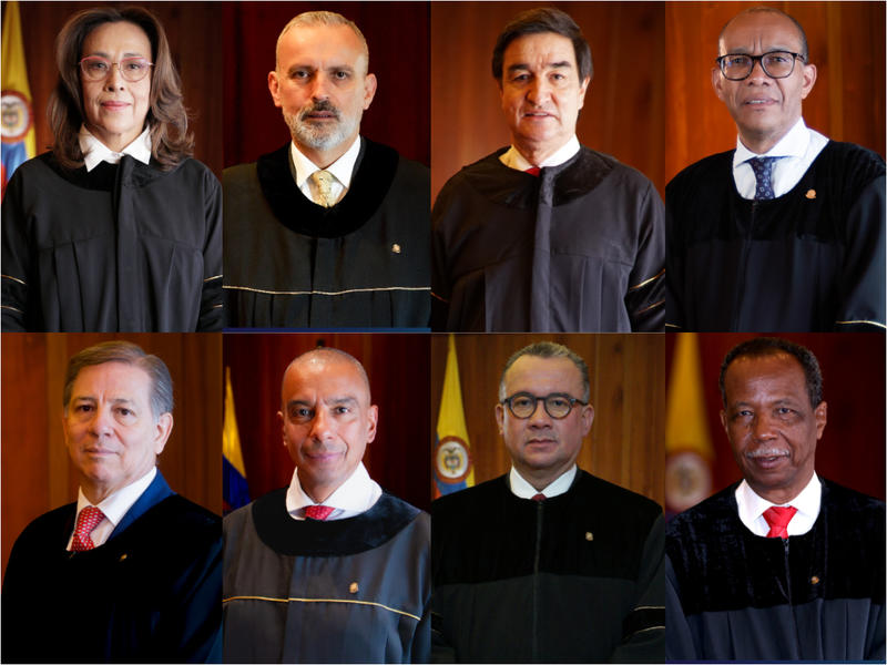 Los 9 magistrados que ternaron a Camargo con familiares nombrados por él