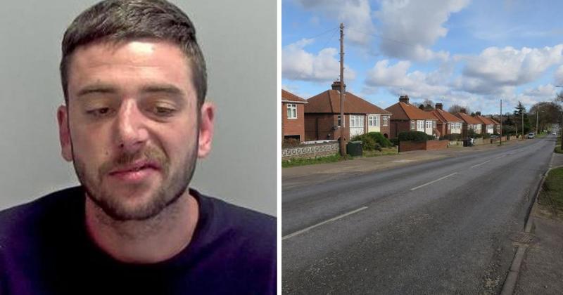 Terrified homeowners woke to find man outside armed with metal pole