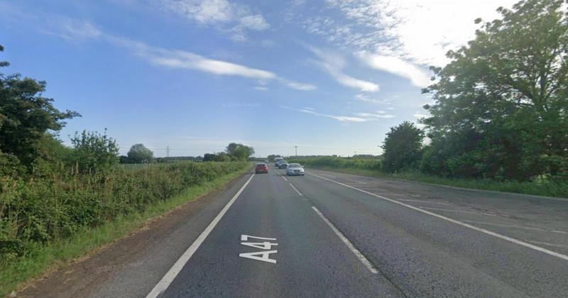 Man seen holding beer while driving on A47 with child in the car