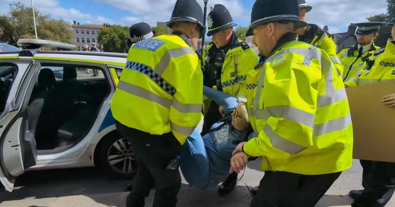 Councillor arrested under Terrorism Act at city protest