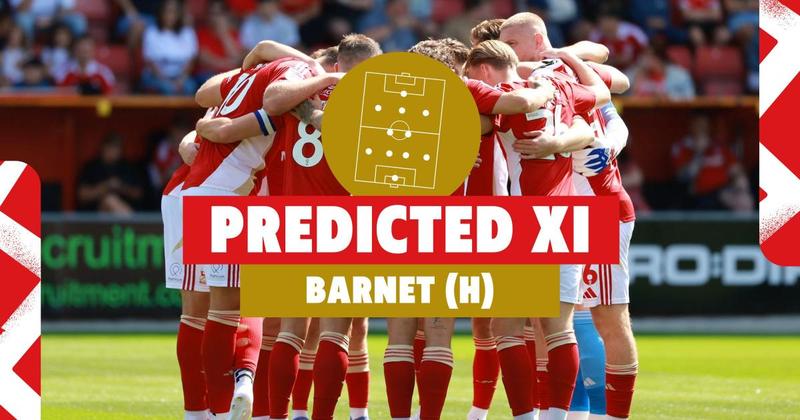 Swindon Town predicted line-up for home clash with Barnet