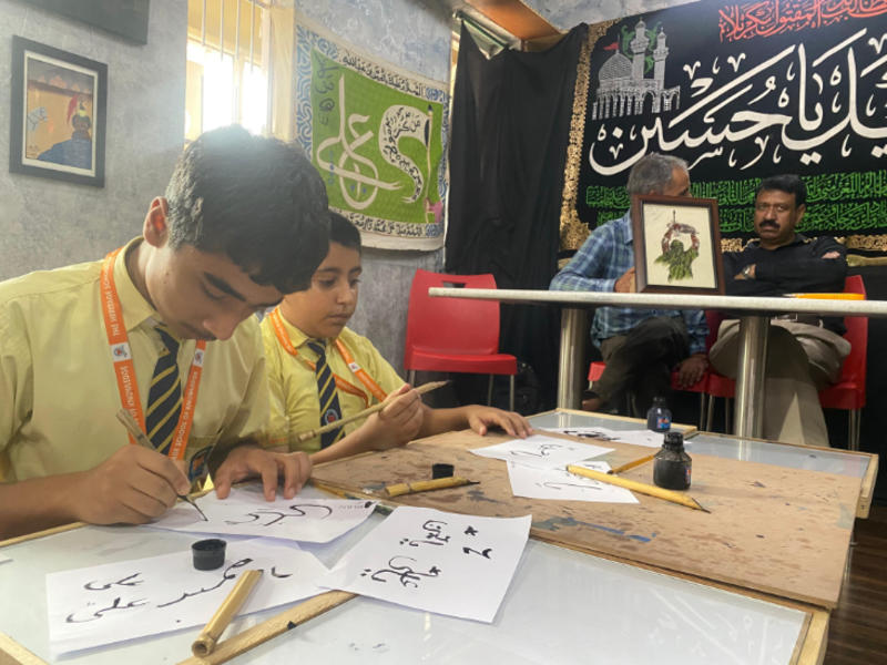 ‘Hussain in Kashmir’: Children’s artworks honour Karbala Martyrs