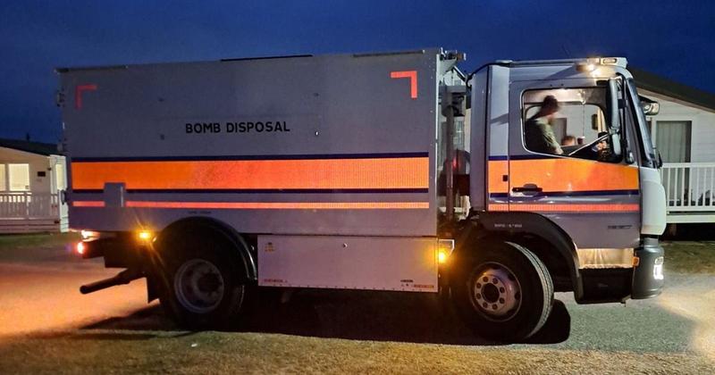 Bomb disposal team called to beach after mortar shell discovery