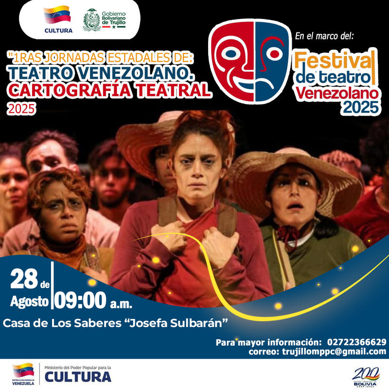 Inician primeras jornadas estadales del Festival de Teatro Venezolano