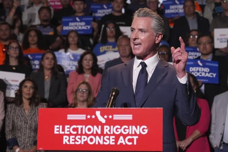 California’s Governor Hairdo Can’t Help Himself