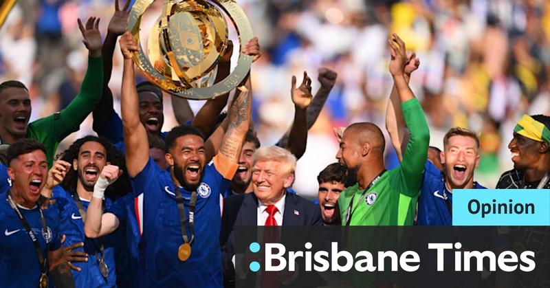 The trophy in Trump’s Oval Office is everything that’s wrong with world soccer