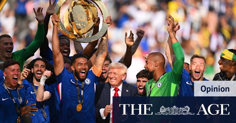 The trophy in Trump’s Oval Office is everything that’s wrong with world soccer