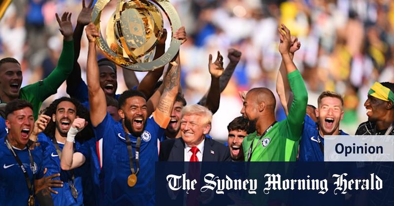 The trophy in Trump’s Oval Office is everything that’s wrong with world soccer