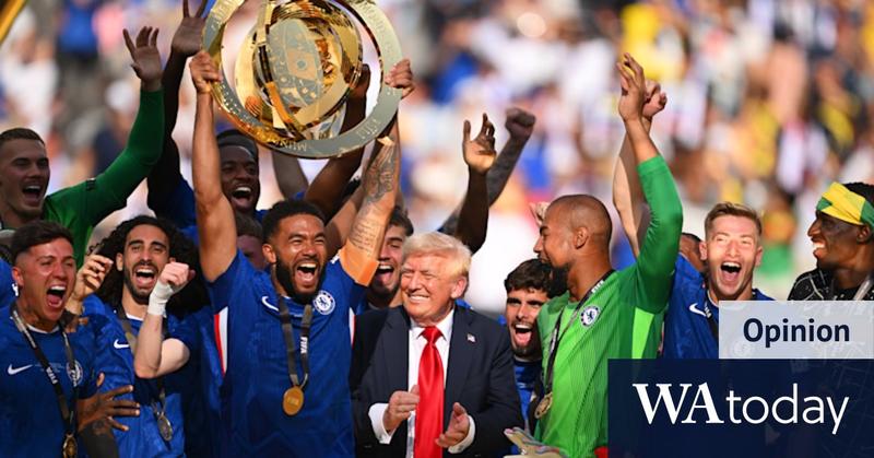 The trophy in Trump’s Oval Office is everything that’s wrong with world soccer