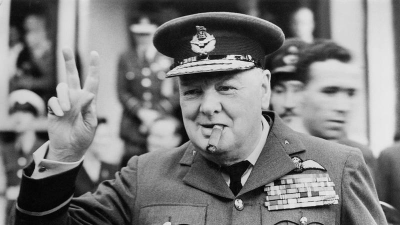 MORNING GLORY: Churchill then and now
