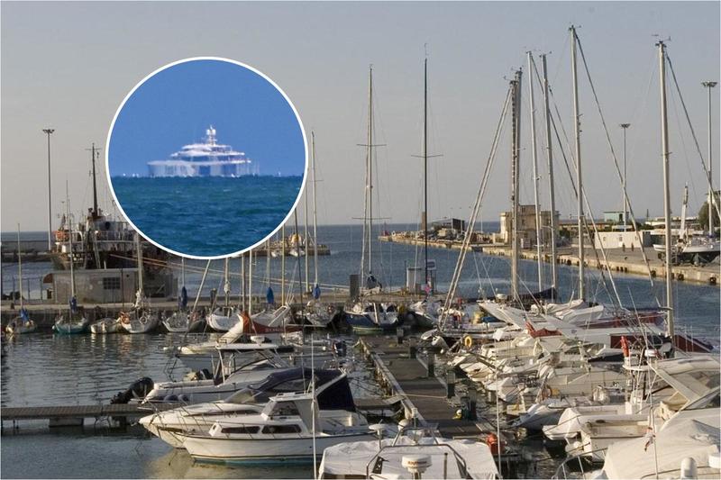 Maxi yacht di 75 metri a Pesaro: è di un milionario russo