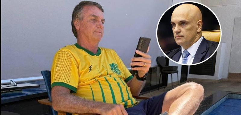 Bolsonaro espera o gesto de misericórdia de Alexandre de Moraes