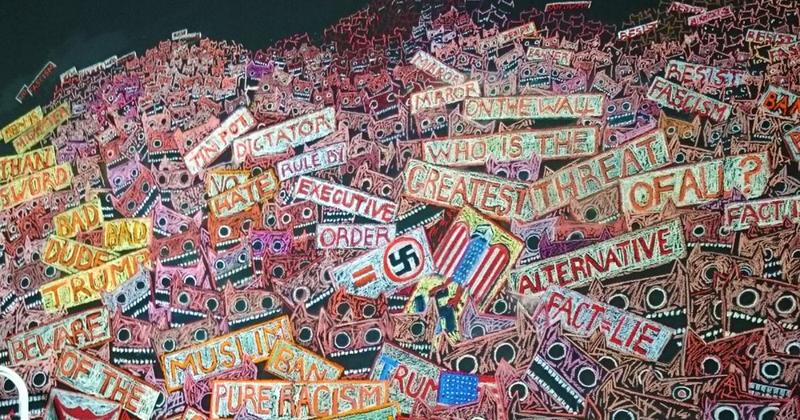 Summerhall defacing an anti-fascist mural is cowardice dressed as compassion