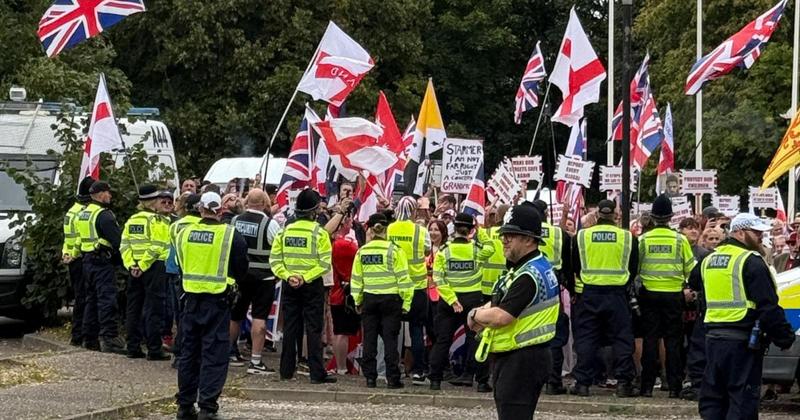 'Urination and Sweet Caroline through a megaphone' - locals on life next to protests