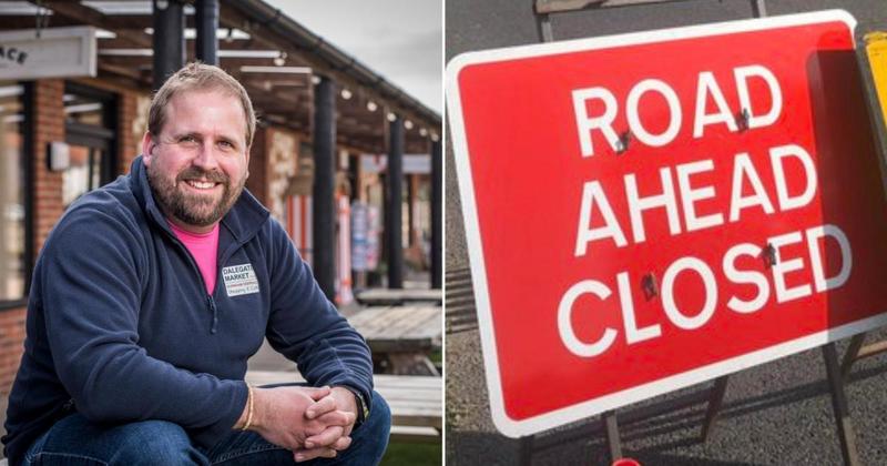 Anger over road closure signs for main tourist route that remained open