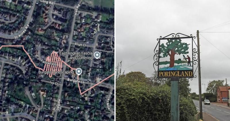 Is this Norfolk's most complicated border?