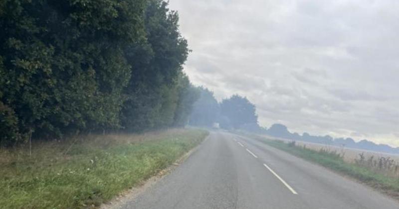 Several roads closed following large fire at bark supplier's site