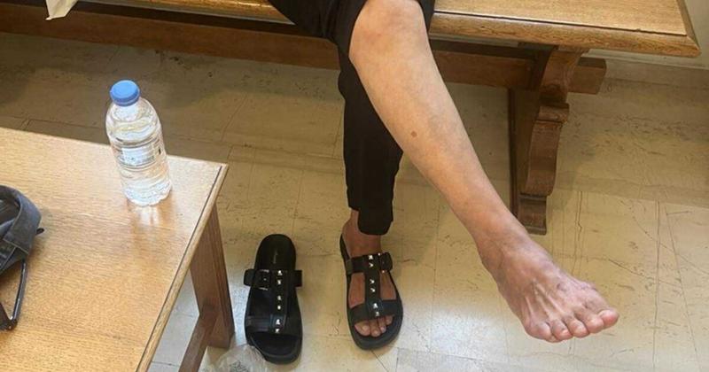 Στη Λότζια για να βρει το δίκιο της μετά το ατύχημα στην κεντρική αγορά!