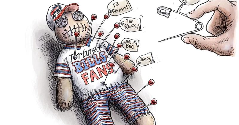 Adam Zyglis: Tortured Bills Fans