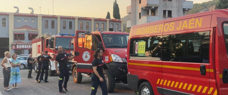 Bomberos de Jaén viajan a Castilla y León tras haber rechazado su ayuda María Guardiola en Extremadura