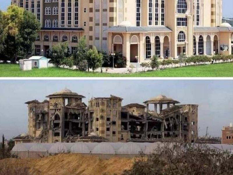 L'UniversitÃ  di Gaza spazzata via dai raid aereiÂ 